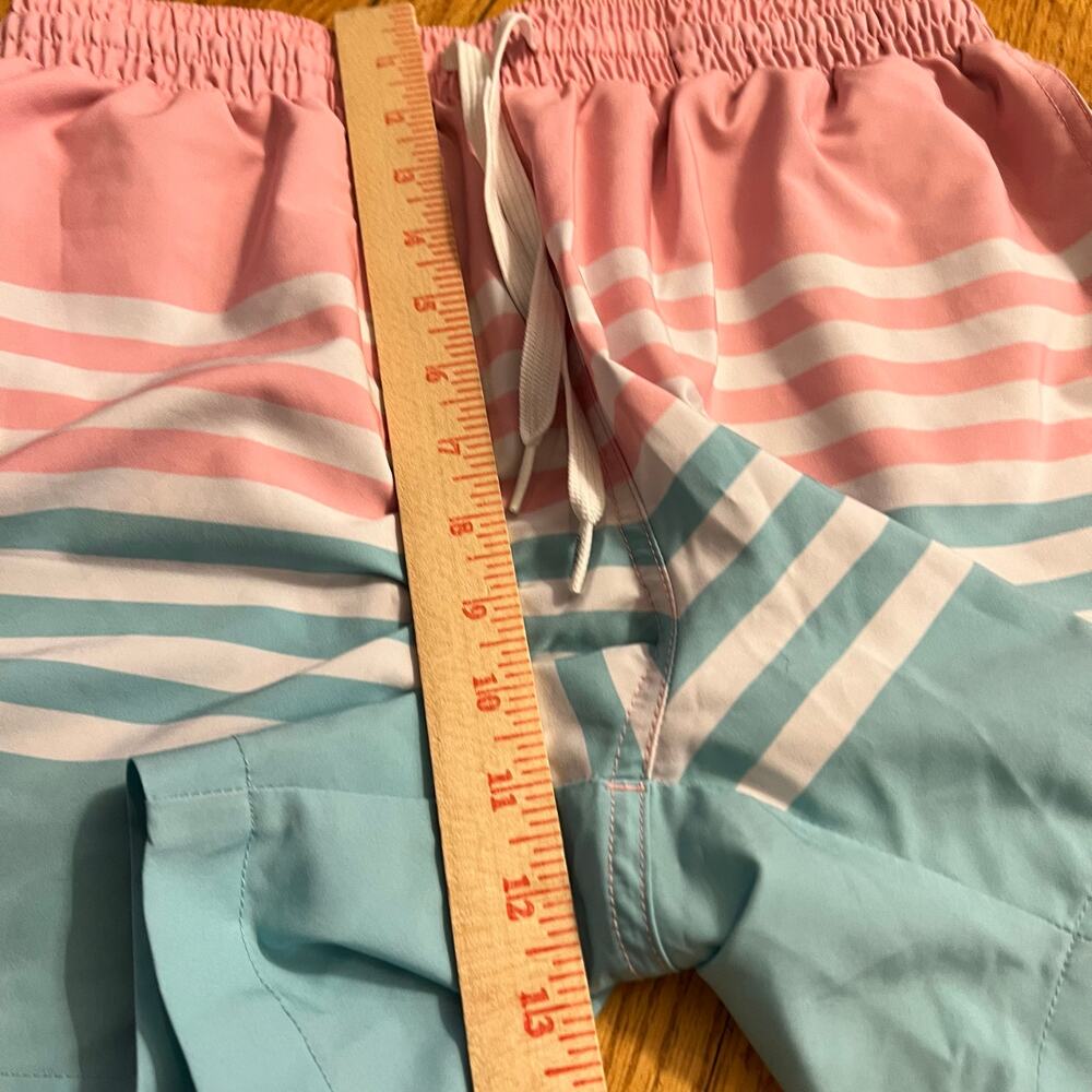 Chubbies Swim Trunk Mens Medium Striped 5.5” Mesh Lined Shorts ** - Picture 9 of 9